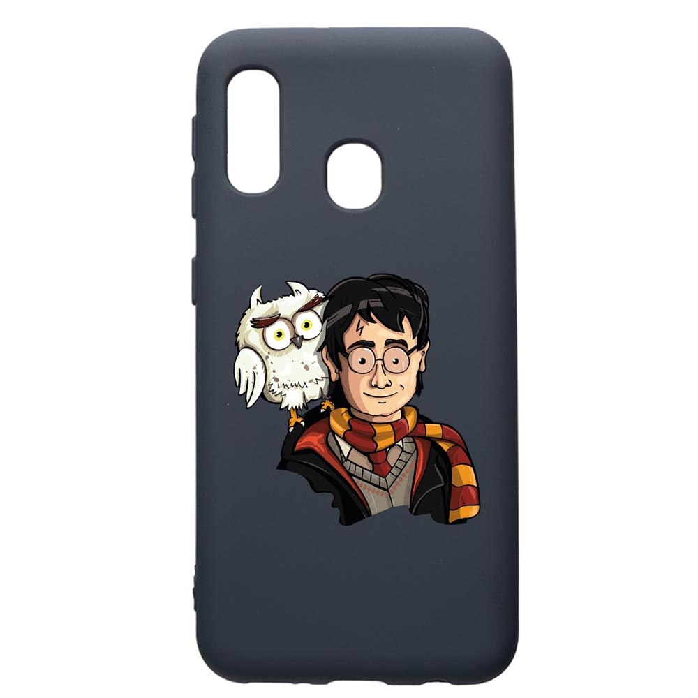 Husa Premium Silicon Compatibila Cu Samsung Galaxy A20E, Harry Potter Hogwarts, cu interiorul din material textil, protectie camera, Alaskan Blue, PAB868