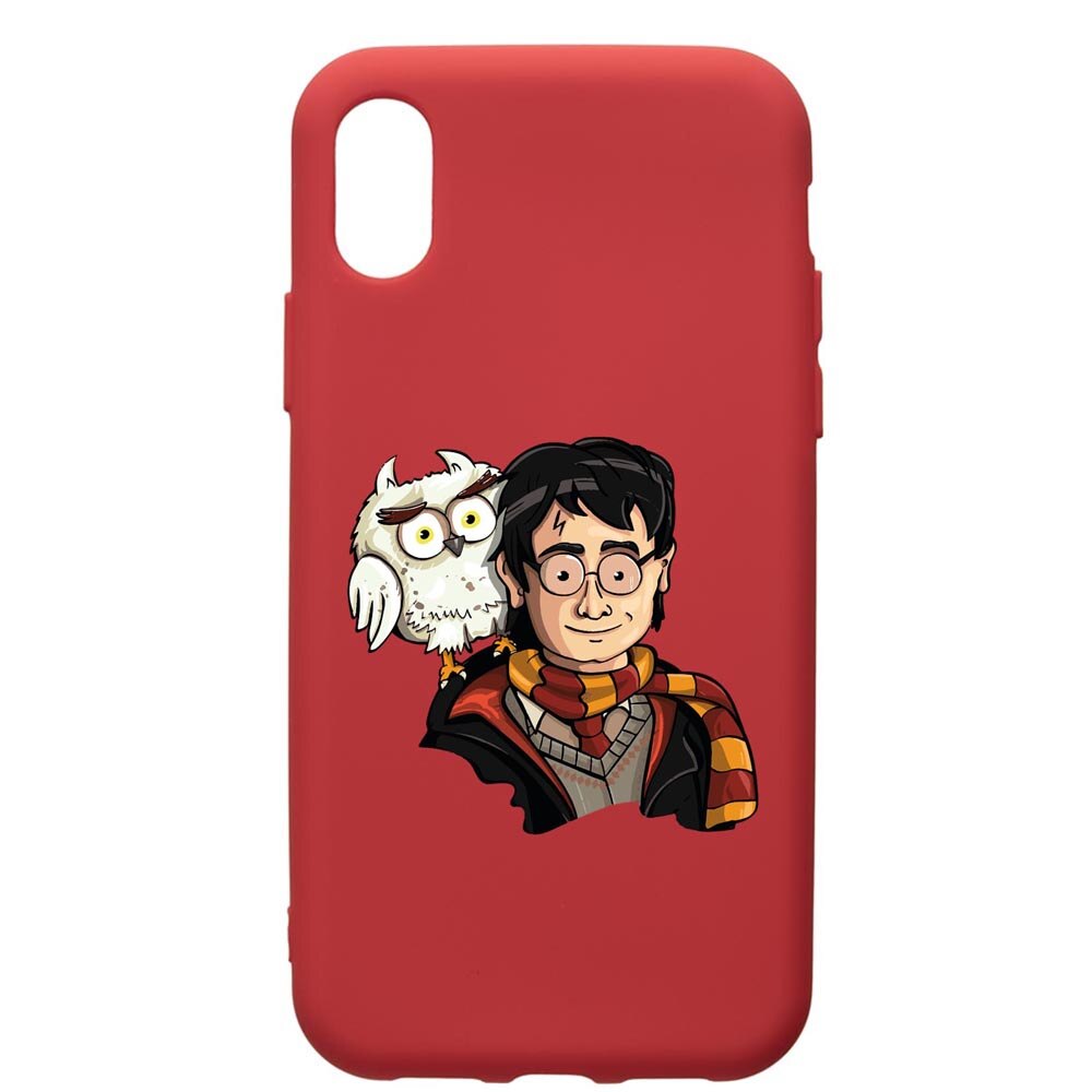 Husa Premium Silicon Compatibila Cu Samsung Galaxy A01, Harry Potter Hogwarts, silicon, cu interiorul din material textil, protectie camera, Red, PR868