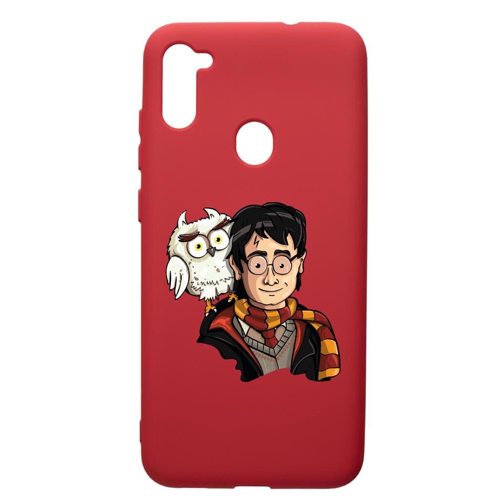 Husa Premium Silicon Compatibila Cu Samsung Galaxy A11, Harry Potter Hogwarts, silicon, cu interiorul din material textil, protectie camera, Red, PR868