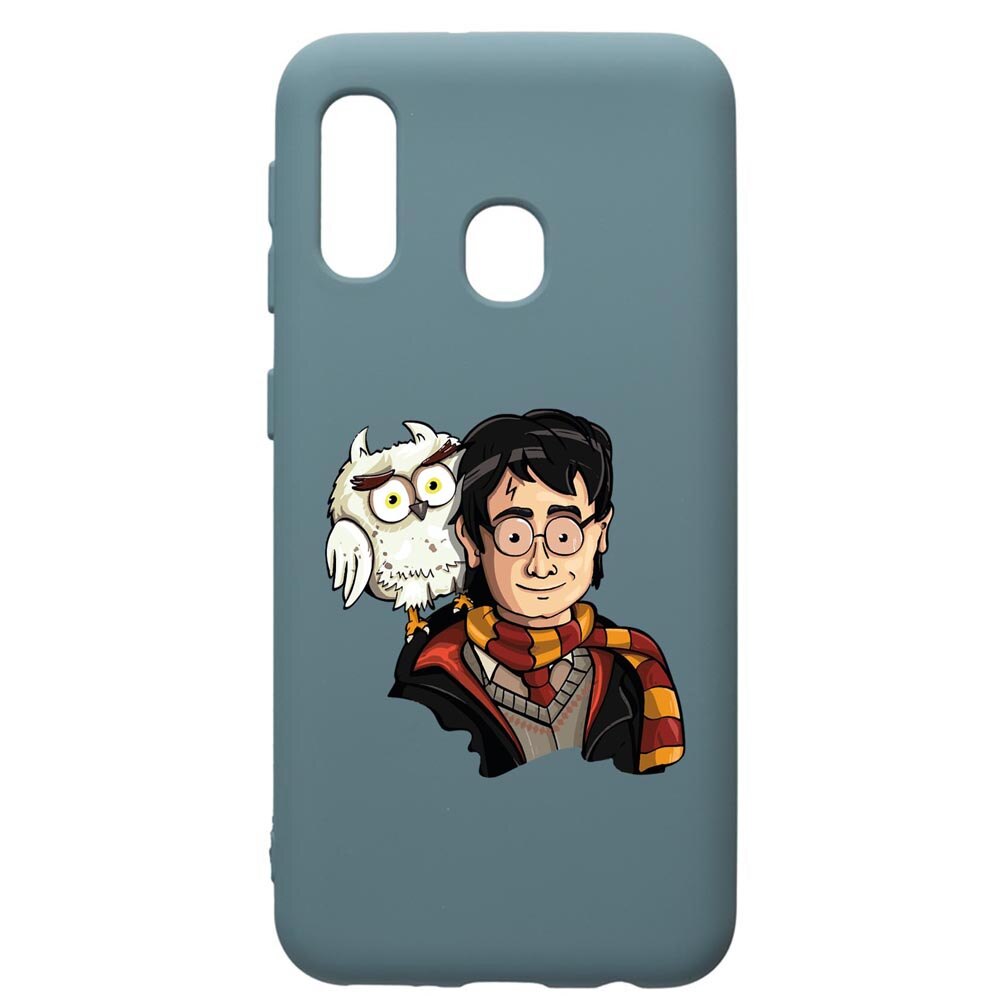 Husa Premium Silicon Compatibila Cu Samsung Galaxy A20E, Harry Potter Hogwarts, silicon, cu interiorul din material textil, protectie camera, Cornflower, PCF868