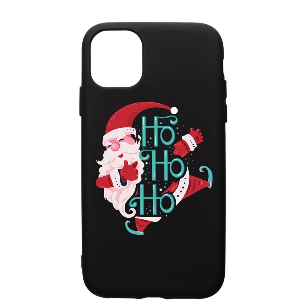Husa Premium Silicon Compatibila Cu Apple iPhone 12 Pro Max, HoHoHo Santa Claus, silicon, cu interiorul din material textil, protectie camera, PB869