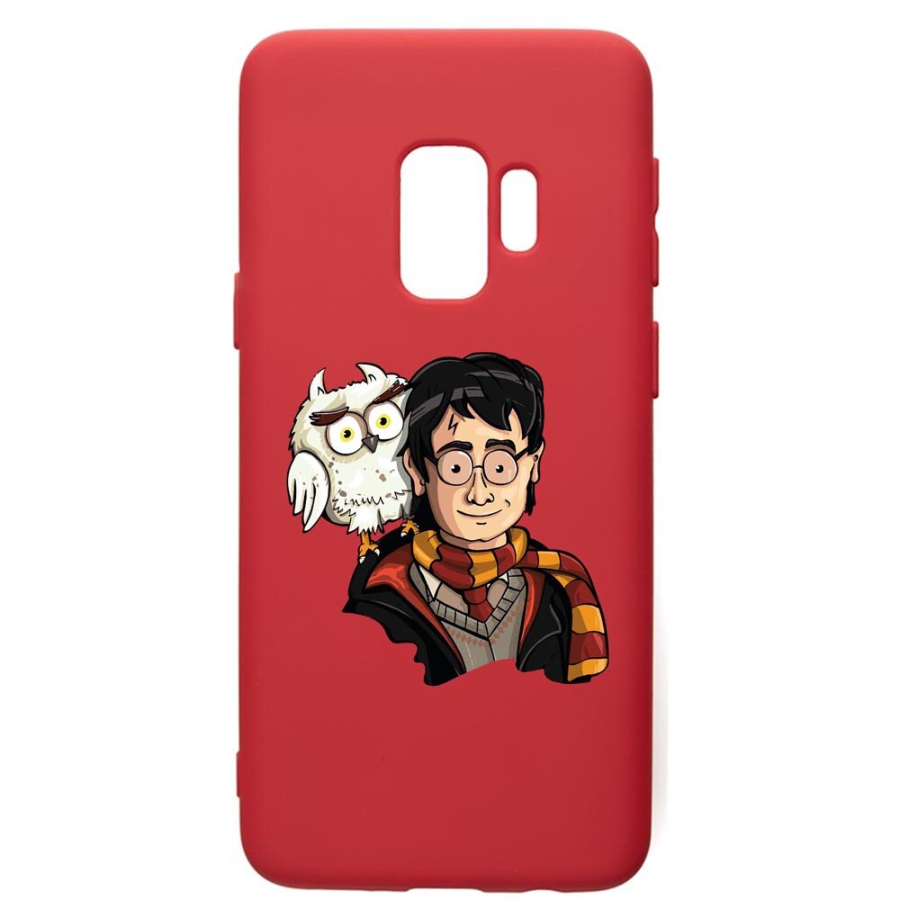 Husa Premium Silicon Compatibila Cu Samsung Galaxy S9, Harry Potter Hogwarts, silicon, cu interiorul din material textil, protectie camera, Red, PR868