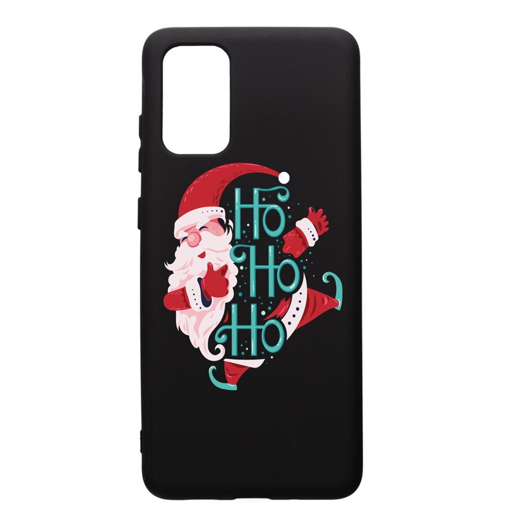 Husa Premium Silicon Compatibila Cu Samsung Galaxy S20 Plus, HoHoHo Santa Claus, silicon, cu interiorul din material textil, protectie camera, PB869