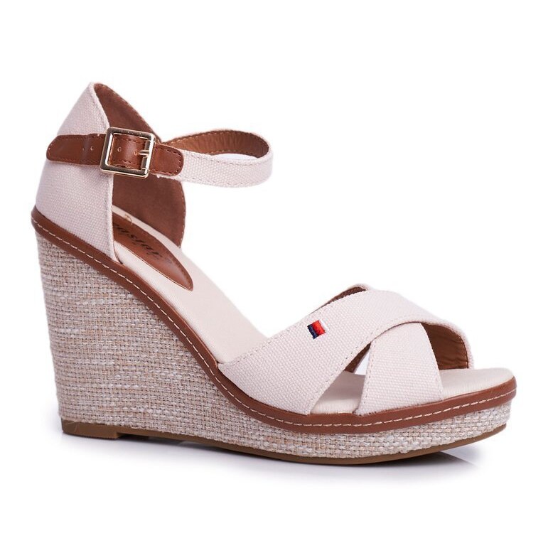 Sandale de dama, SEA, BM83481, Bej, EU 37