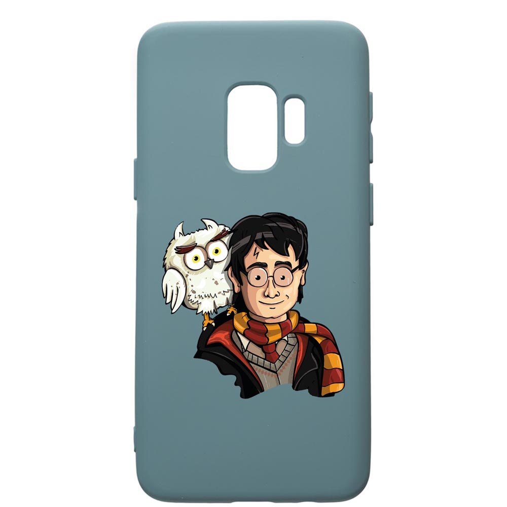 Husa Premium Silicon Compatibila Cu Samsung Galaxy S9, Harry Potter Hogwarts, silicon, cu interiorul din material textil, protectie camera, Cornflower, PCF868