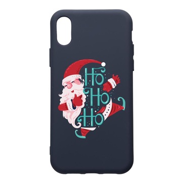 Husa Premium Silicon Compatibila Cu Samsung Galaxy A10, HoHoHo Santa Claus, cu interiorul din material textil, protectie camera, Alaskan Blue, PAB869 Husa Premium Silicon Compatibila Cu Samsung Galaxy A10, HoHoHo Santa Claus, cu interiorul din material textil, protectie camera, Alaskan Blue, PAB869