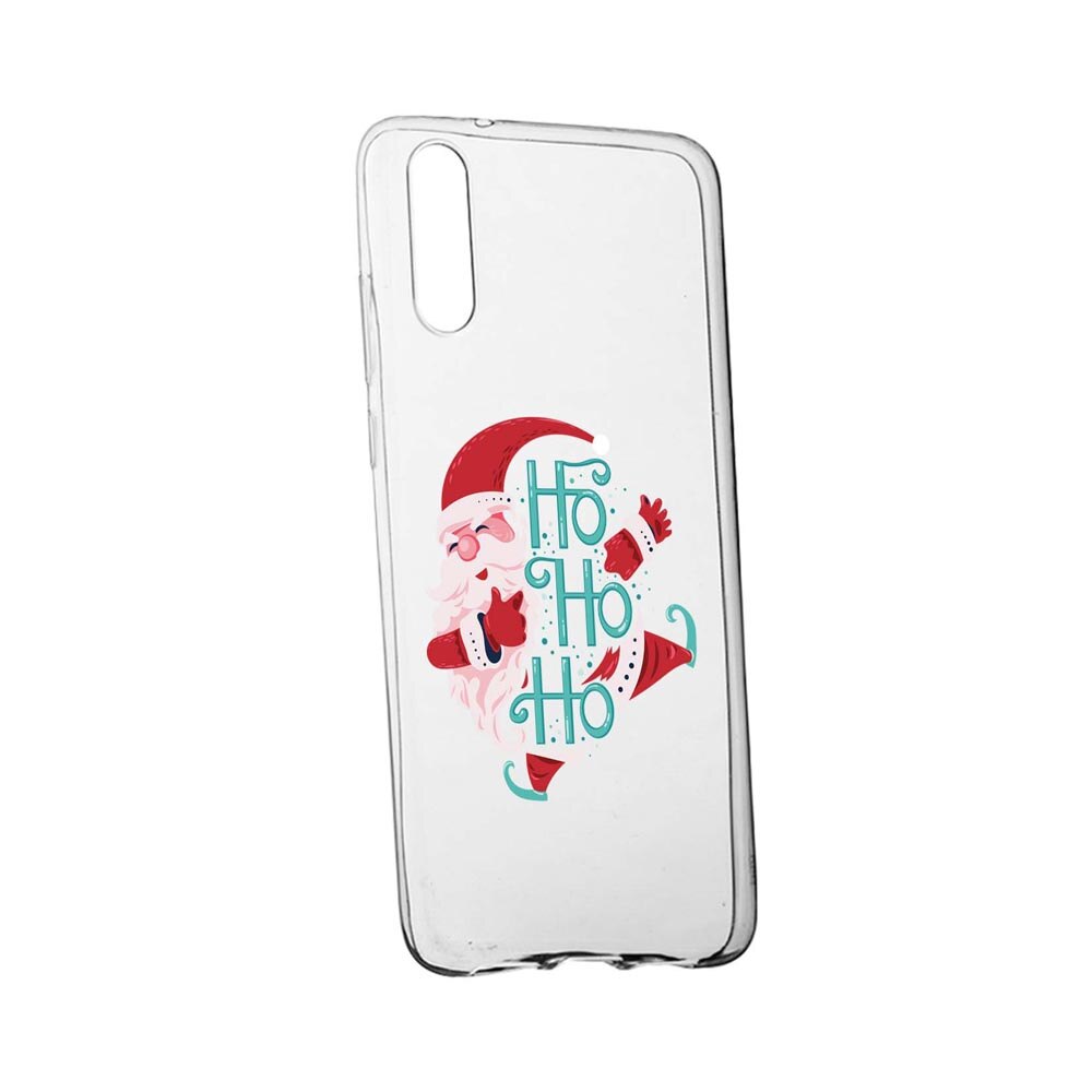 Husa Silicon Compatibila Cu Realme C3, HoHoHo Santa Claus, rezistenta la uzura, anti-alunecare, 869