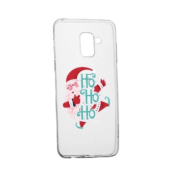 Husa Silicon Compatibila Cu Samsung Galaxy A8 2018 Plus, HoHoHo Santa Claus, rezistenta la uzura, anti-alunecare, 869 Husa Silicon Compatibila Cu Samsung Galaxy A8 2018 Plus, HoHoHo Santa Claus, rezistenta la uzura, anti-alunecare, 869