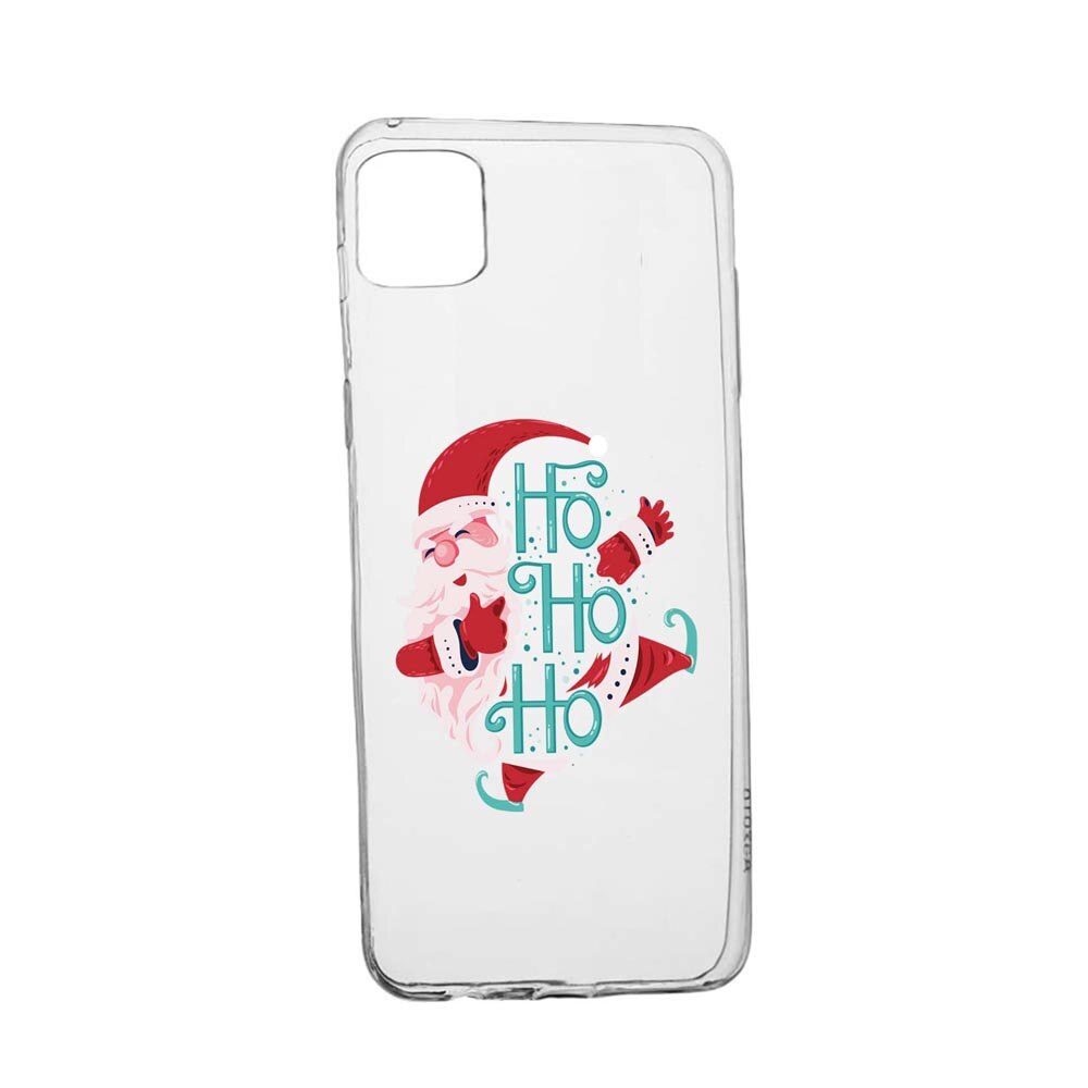 Husa Silicon Compatibila Cu Apple iPhone 12 Pro, HoHoHo Santa Claus, rezistenta la uzura, anti-alunecare, 869