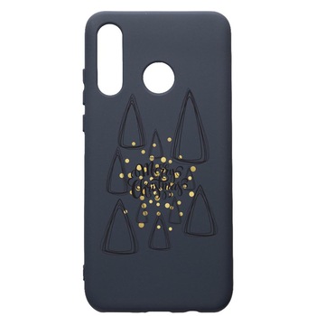 Husa Premium Silicon Compatibila Cu Huawei P30 Lite, Minimalist Merry Chirstmas, cu interiorul din material textil, protectie camera, Alaskan Blue, PAB870 Husa Premium Silicon Compatibila Cu Huawei P30 Lite, Minimalist Merry Chirstmas, cu interiorul din material textil, protectie camera, Alaskan Blue, PAB870