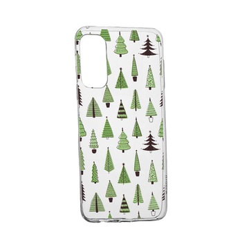 Husa Silicon Compatibila Cu Oppo Reno 4Z 5G, Christmas Tree Shapes, rezistenta la uzura, anti-alunecare, 872 Husa Silicon Compatibila Cu Oppo Reno 4Z 5G, Christmas Tree Shapes, rezistenta la uzura, anti-alunecare, 872