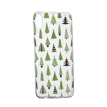 Husa Silicon Compatibila Cu LG K20 (2019), Christmas Tree Shapes, rezistenta la uzura, anti-alunecare, 872 Husa Silicon Compatibila Cu LG K20 (2019), Christmas Tree Shapes, rezistenta la uzura, anti-alunecare, 872