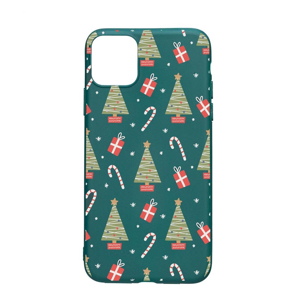 Husa Silicon Compatibila cu Samsung Galaxy Note 10 Lite / Galaxy A81, Christmas Pattern, rezistenta la uzura, anti-alunecare, ForestGreen, FG873