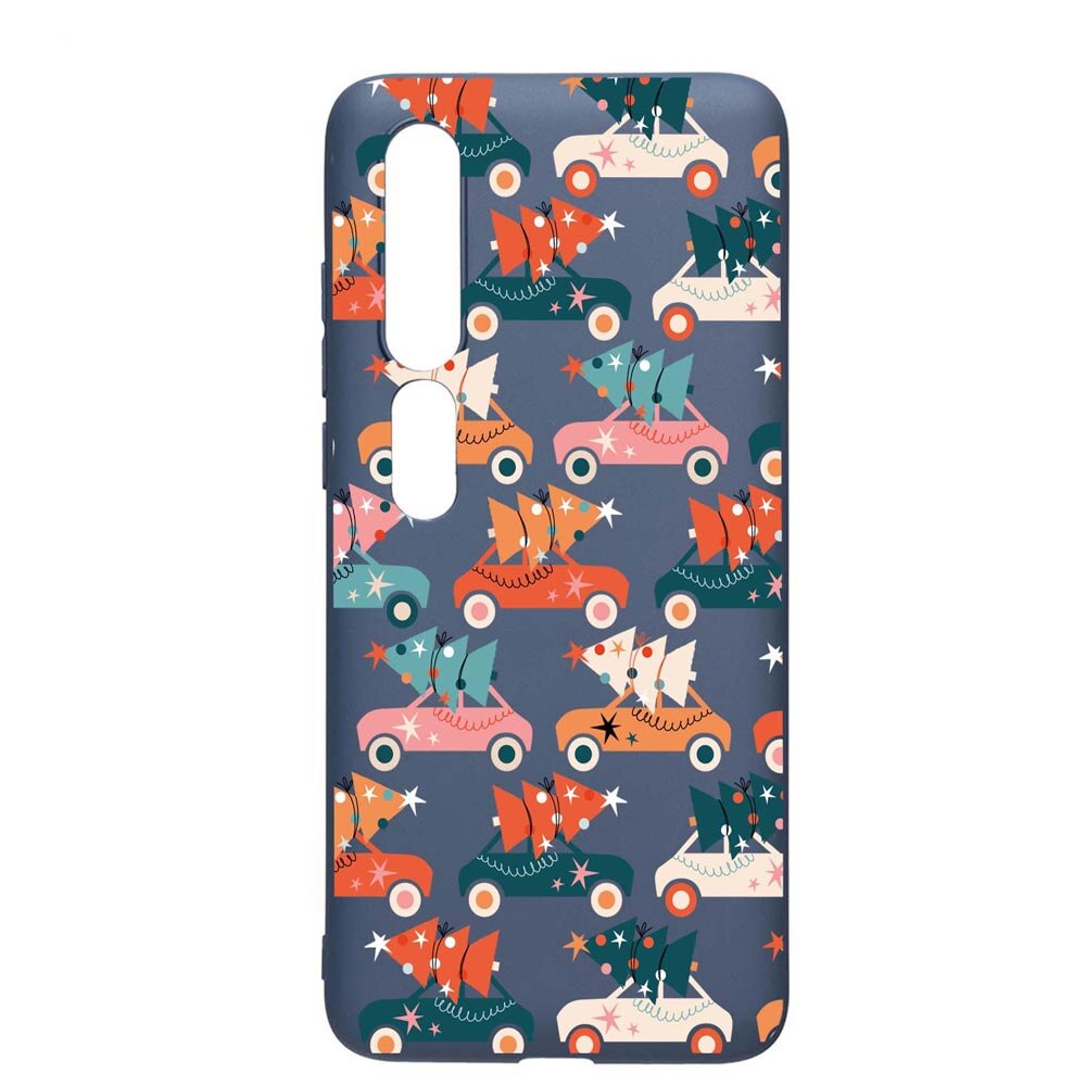 Husa Silicon Compatibila Cu Xiaomi Mi 10 / Mi 10 Pro, Christmas Season, rezistenta la uzura, anti-alunecare, AlaskanBlue, AB874