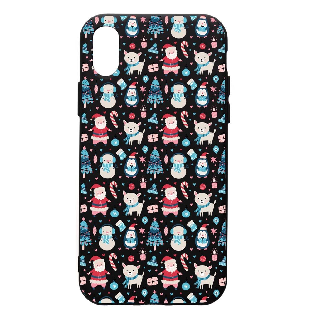 Husa Premium Silicon Compatibila Cu Apple iPhone XS Max, Christmas Ornaments, silicon, cu interiorul din material textil, protectie camera, PB876