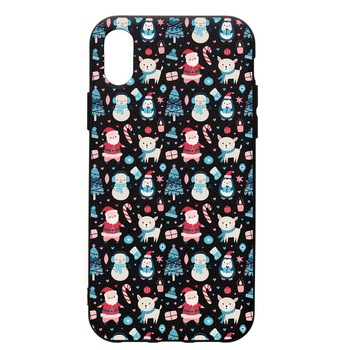 Husa Premium Silicon Compatibila Cu Apple iPhone XS Max, Christmas Ornaments, silicon, cu interiorul din material textil, protectie camera, PB876 Husa Premium Silicon Compatibila Cu Apple iPhone XS Max, Christmas Ornaments, silicon, cu interiorul din material textil, protectie camera, PB876