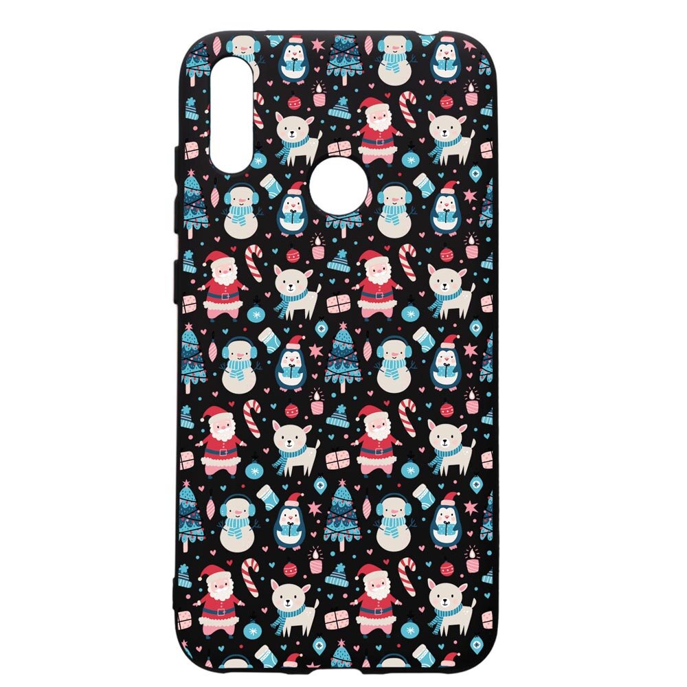 Husa Premium Silicon Compatibila Cu Huawei Y7 2019, Christmas Ornaments, silicon, cu interiorul din material textil, protectie camera, PB876