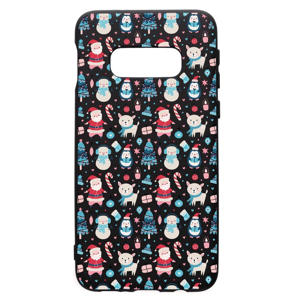 Husa Premium Silicon Compatibila Cu Samsung Galaxy S10E, Christmas Ornaments, silicon, cu interiorul din material textil, protectie camera, PB876