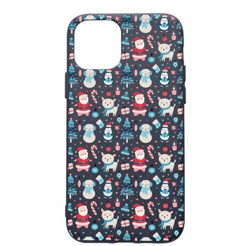 Husa Premium Silicon Compatibila Cu Apple IPhone 12, Christmas Ornaments, cu interiorul din material textil, protectie camera, Alaskan Blue, PAB876 Husa Premium Silicon Compatibila Cu Apple IPhone 12, Christmas Ornaments, cu interiorul din material textil, protectie camera, Alaskan Blue, PAB876