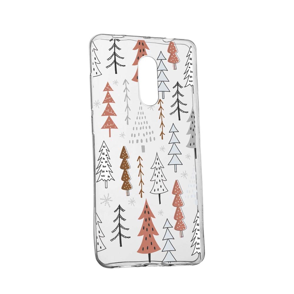 Husa Silicon Compatibila Cu Xiaomi Redmi 8A, Hand Drawn Christmas Tree, rezistenta la uzura, anti-alunecare, 875
