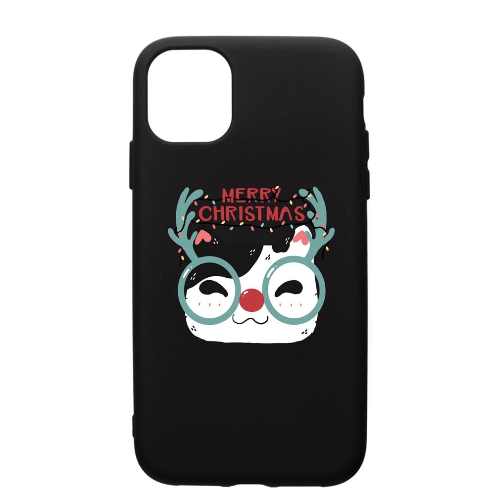 Husa Premium Silicon Compatibila Cu Apple iPhone 11, I Want To Be Rudolph, silicon, cu interiorul din material textil, protectie camera, PB877
