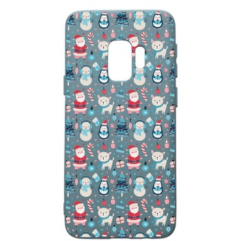 Husa Premium Silicon Compatibila Cu Samsung Galaxy S9, Christmas Ornaments, silicon, cu interiorul din material textil, protectie camera, Cornflower, PCF876 Husa Premium Silicon Compatibila Cu Samsung Galaxy S9, Christmas Ornaments, silicon, cu interiorul din material textil, protectie camera, Cornflower, PCF876