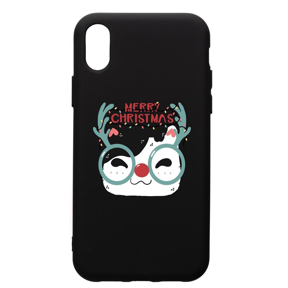 Husa Premium Silicon Compatibila Cu Apple iPhone XS Max, I Want To Be Rudolph, silicon, cu interiorul din material textil, protectie camera, PB877
