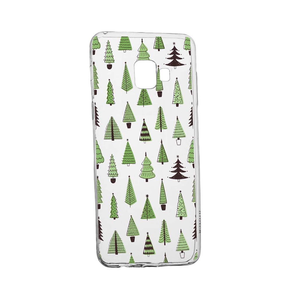 Husa Silicon Compatibila Cu Samsung Galaxy A3 2016, Christmas Tree Shapes, rezistenta la uzura, anti-alunecare, 872