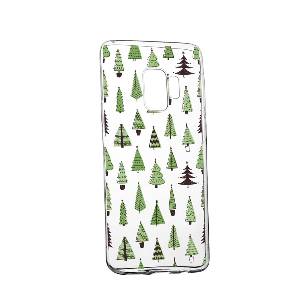 Husa Silicon Compatibila Cu Huawei Mate 20 Lite, Christmas Tree Shapes, rezistenta la uzura, anti-alunecare, 872