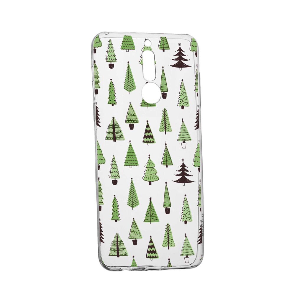 Husa Silicon Compatibila Cu LG K40 / K12 Plus, Christmas Tree Shapes, rezistenta la uzura, anti-alunecare, 872