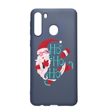 Husa Silicon Compatibila Cu Samsung Galaxy A21, HoHoHo Santa Claus, rezistenta la uzura, anti-alunecare, AlaskanBlue, AB869 Husa Silicon Compatibila Cu Samsung Galaxy A21, HoHoHo Santa Claus, rezistenta la uzura, anti-alunecare, AlaskanBlue, AB869