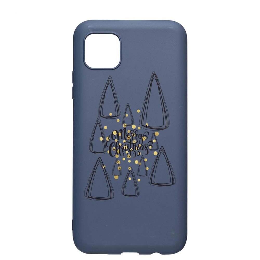 Husa Silicon Compatibila Cu Samsung Galaxy A42 5G, Minimalist Merry Christmas, rezistenta la uzura, anti-alunecare, AlaskanBlue, AB870