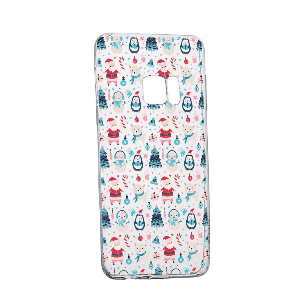 Husa Silicon Compatibila Cu Samsung Galaxy S6, Christmas Ornaments, rezistenta la uzura, anti-alunecare, 876