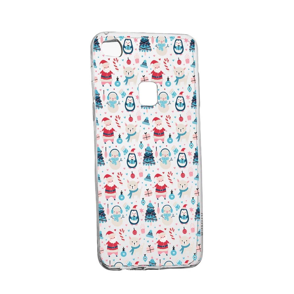 Husa Silicon Compatibila Cu Huawei P10 Lite, Christmas Ornaments, rezistenta la uzura, anti-alunecare, 876