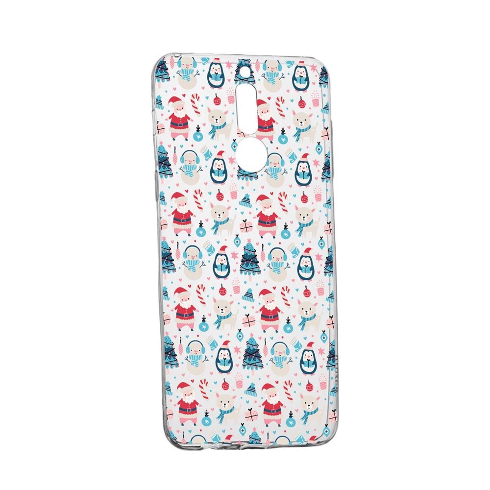 Husa Silicon Compatibila Cu OnePlus 7, Christmas Ornaments, rezistenta la uzura, anti-alunecare, 876