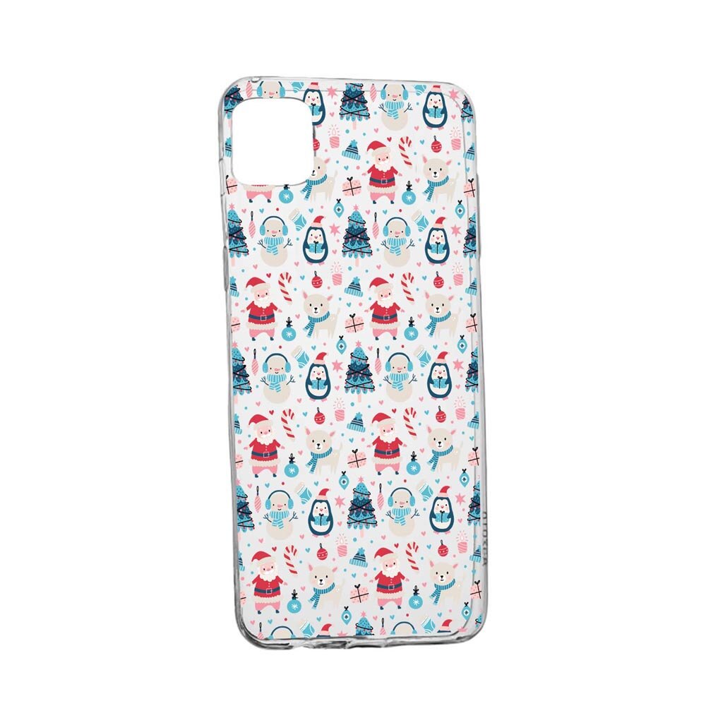 Husa Silicon Compatibila Cu Apple iPhone 12 Pro Max, Christmas Ornaments, rezistenta la uzura, anti-alunecare, 876