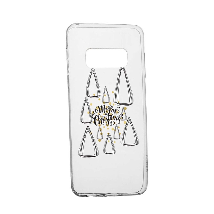 Силиконов калъф, съвместим със Samsung Galaxy Note 9, минималистичен Весела Коледа, устойчивост на износване, противоплъзгащ се, 870