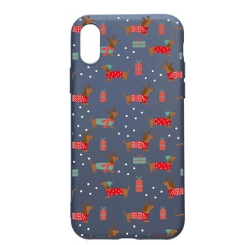 Husa Silicon Compatibila Cu Samsung Galaxy A10, Dachshund Christmas, rezistenta la uzura, anti-alunecare, AlaskanBlue, AB871 Husa Silicon Compatibila Cu Samsung Galaxy A10, Dachshund Christmas, rezistenta la uzura, anti-alunecare, AlaskanBlue, AB871