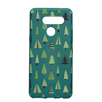Husa Silicon Compatibila cu LG K50s, Christmas Tree Shapes, rezistenta la uzura, anti-alunecare, ForestGreen, FG872 Husa Silicon Compatibila cu LG K50s, Christmas Tree Shapes, rezistenta la uzura, anti-alunecare, ForestGreen, FG872