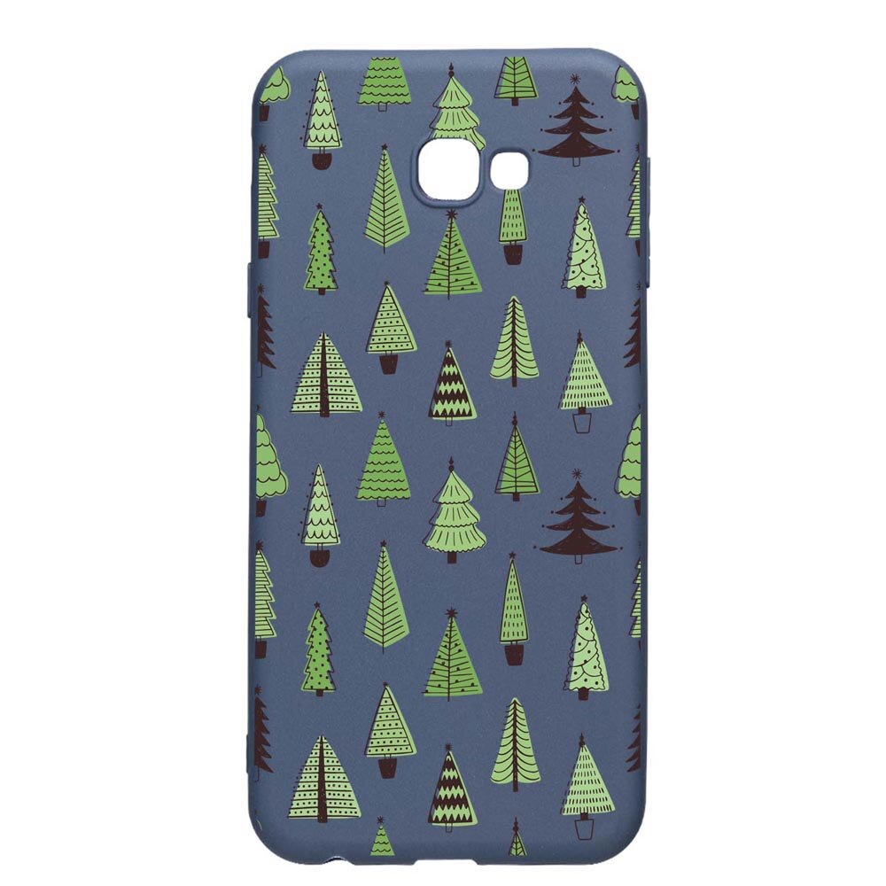 Husa Silicon Compatibila Cu Samsung Galaxy S9, Christmas Tree Shapes, rezistenta la uzura, anti-alunecare, AlaskanBlue, AB872
