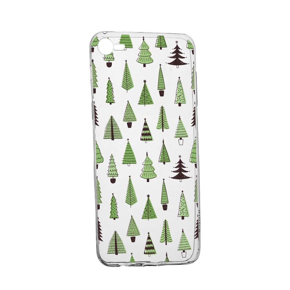 Husa Silicon Compatibila Cu Apple iPhone 6 / 6S, Christmas Tree Shapes, rezistenta la uzura, anti-alunecare, 872