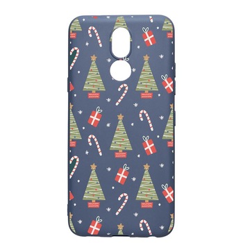 Husa Silicon Compatibila Cu Xiaomi LG K40, Christmas Pattern, rezistenta la uzura, anti-alunecare, AlaskanBlue, AB873 Husa Silicon Compatibila Cu Xiaomi LG K40, Christmas Pattern, rezistenta la uzura, anti-alunecare, AlaskanBlue, AB873