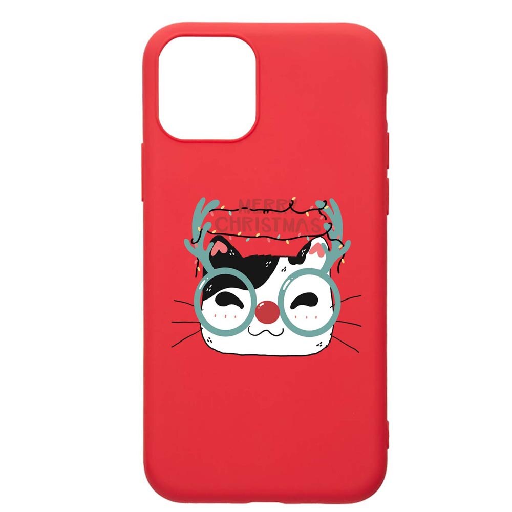 Husa Silicon Compatibila Cu Apple iPhone 11 Pro, I Want To Be Rudolph, rezistenta la uzura, anti-alunecare, Red, R877