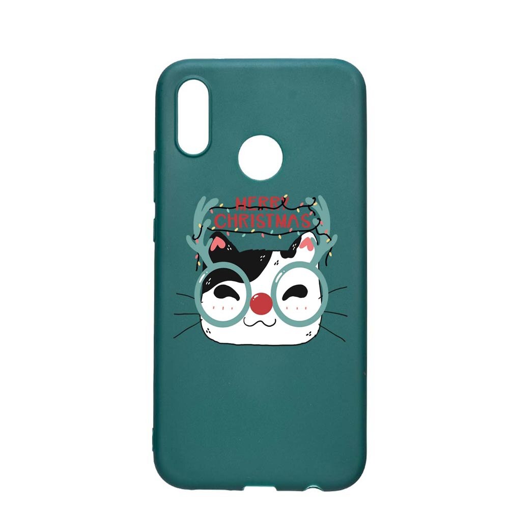 Husa Silicon Compatibila cu Samsung Galaxy A30s, I Want To Be Rudolph, rezistenta la uzura, anti-alunecare, ForestGreen, FG877