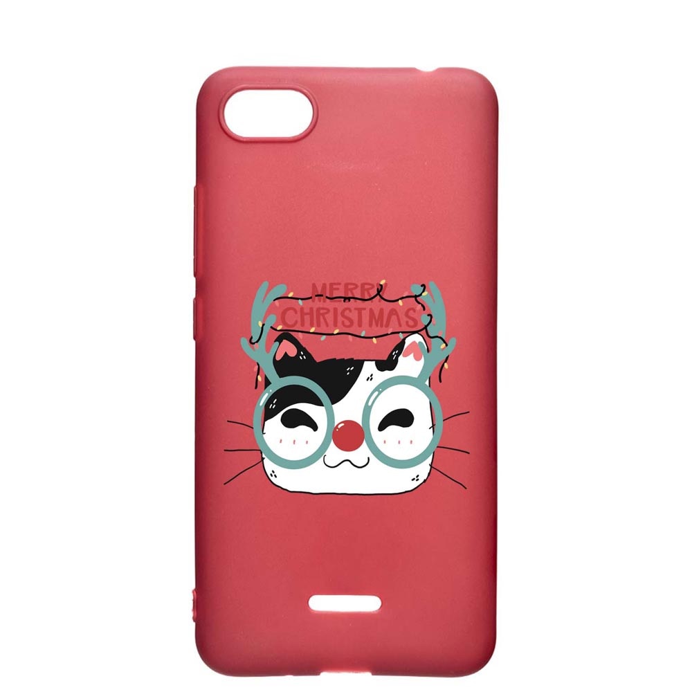 Husa Silicon Compatibila cu Apple iPhone SE 2 / iPhone 7 / iPhone 8, I Want To Be Rudolph, rezistenta la uzura, anti-alunecare, Pomegranate, PG877