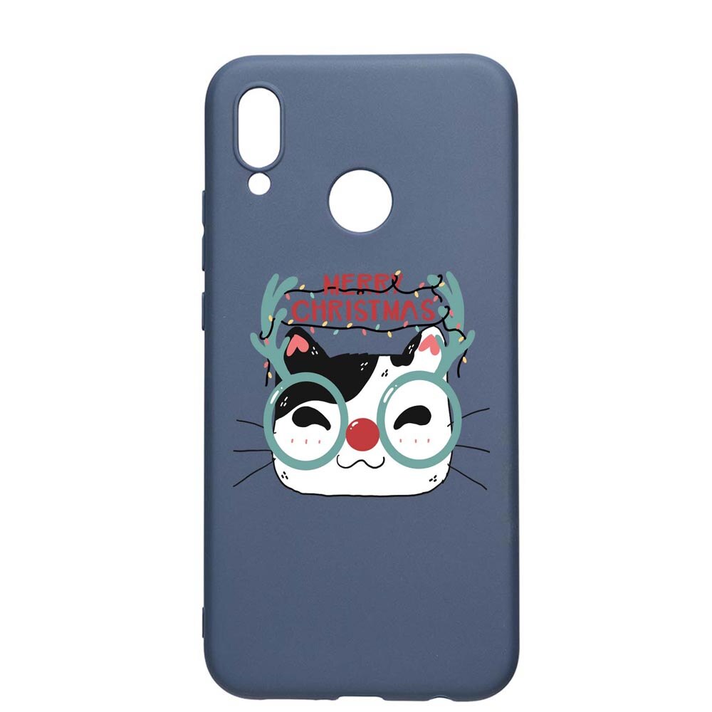 Husa Silicon Compatibila Cu Samsung Galaxy A20, I Want To Be Rudolph, rezistenta la uzura, anti-alunecare, AlaskanBlue, AB877