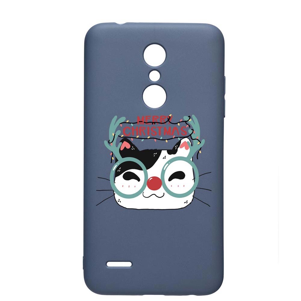 Husa Silicon Compatibila Cu LG K11 / K11 Plus / K10 2018, I Want To Be Rudolph, rezistenta la uzura, anti-alunecare, AlaskanBlue, AB877