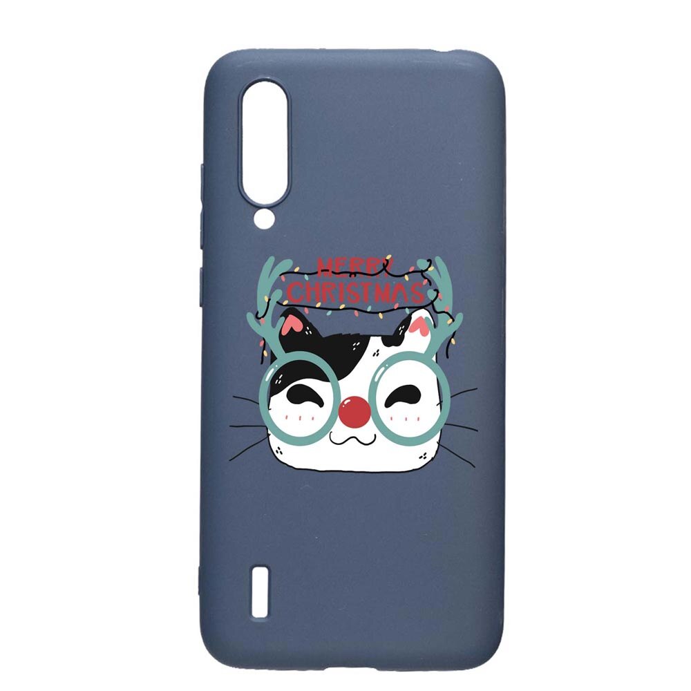 Husa Silicon Compatibila Cu Xiaomi Mi A3 Lite, I Want To Be Rudolph, rezistenta la uzura, anti-alunecare, AlaskanBlue, AB877