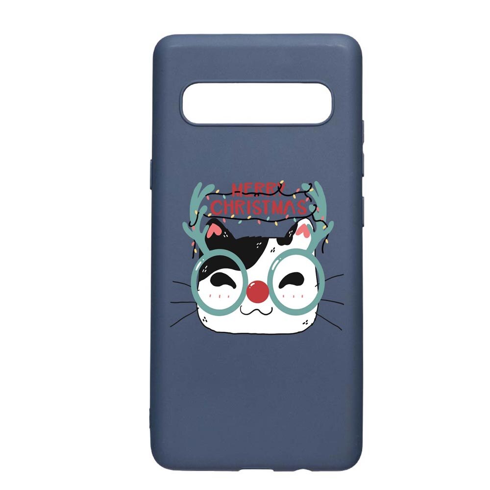 Husa Silicon Compatibila Cu Samsung Galaxy S10 5G, I Want To Be Rudolph, rezistenta la uzura, anti-alunecare, AlaskanBlue, AB877