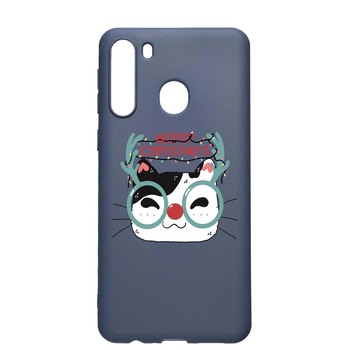 Husa Silicon Compatibila Cu Samsung Galaxy A21, I Want To Be Rudolph, rezistenta la uzura, anti-alunecare, AlaskanBlue, AB877 Husa Silicon Compatibila Cu Samsung Galaxy A21, I Want To Be Rudolph, rezistenta la uzura, anti-alunecare, AlaskanBlue, AB877